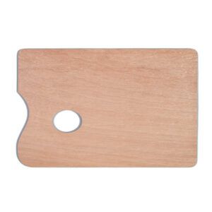 Paleta de madera rectangular natural 24x30