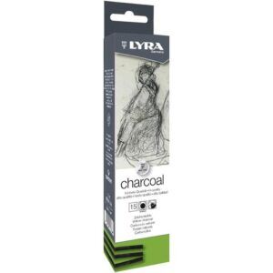 Carboncillo Lyra fino 3-4mm (caja 15 und.)